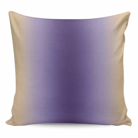Throw Pillow Covers 26x26 Inch, Purple Yellow Ombre Decorative Pillow Cases for Couch Sofa Bed, Farmhouse Modern Gradient Art Cotton Linen Square Home Decor Pillowcases with Hidden Zipper