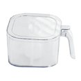 thumbnail image 2 of CHUANK Seasoning Box 4 Grids Dustproof Easy to Refill Spice Dispenser Condiment Container for Sugar Restaurant Dining Room Home Clear, 2 of 10