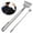 colour, variant on 2pcs Extendable Back Scratcher Set, Telescoping Stainless Steel Handle, Portable Pen Size Claw Massager for Hard-to-Reach Instant Itch Relief, Durable Metal
