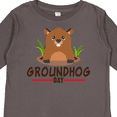 thumbnail image 4 of Inktastic Groundhog Day with Cute Groundhog Illustration Boys or Girls Long Sleeve Toddler T-Shirt, 4 of 5