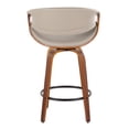 thumbnail image 5 of Symphony Counter Stools for Kitchen Counter in Faux Leather, Counter Height Chairs, Bar Stools Set of 2, Counter Height Chairs, Bar Stools For Kitchen Island, 5 of 10