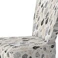 thumbnail image 4 of Designart Chaise d'Appoint "Dark Elegance In Floral Merge" Noire - Fauteuil de Cottage pour Chambre, 4 of 7