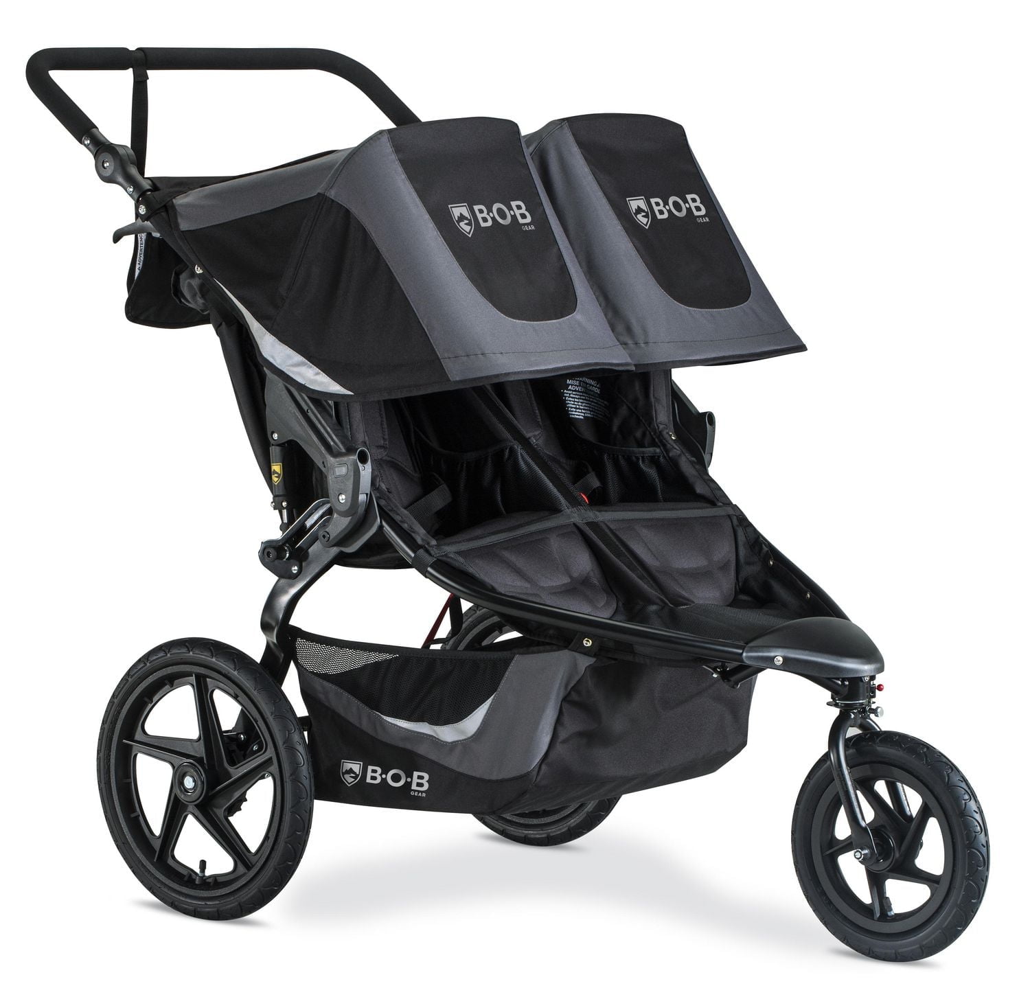 BOB Gear Revolution Flex 3.0 Duallie Jogging Stroller, Graphite Black