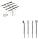 thumbnail image 2 of Kit Cincel Taladro Rotomartillo Concreto Gurbia 25 cm 4pz Plata BLOOSOM, 2 of 4