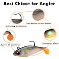thumbnail image 2 of Señuelos blandos para carpa, lucio, trucha Bar3, pesca con crankbait con anzuelos Bkk o Vmc ultra afilados, fórmula japonesa, señuelo de pesca depredador para agua salada y fr, 2 of 5