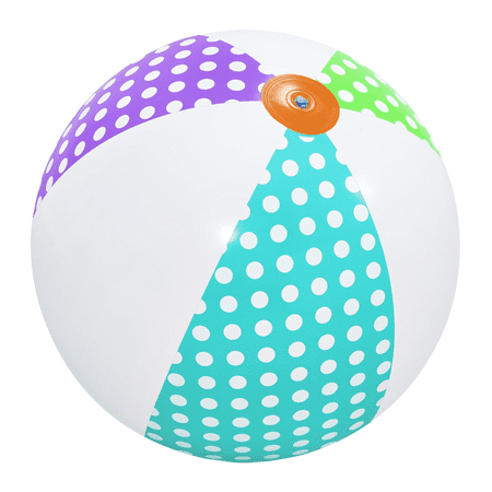 Bluescape 25 in. Jumbo Multicolor Beach and Inflatable Pool Ball, Child Unisex, Ages 3+