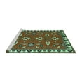thumbnail image 2 of Ahgly Company Machine Washable Indoor Square Persian Turquoise Blue Traditional Area Rugs, 6' Square, 2 of 4