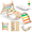 Multicolor, variant on BlueWood Pikler Triangle Jungle Gym Set 8-in-1 Foldable Wooden Indoor Ages 1-6 Gray