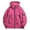 a-Red37, variant on Women Casual Jackets Versatile Solid Colored Loose Coat Windbreaker Long Sleeve Zipper Hooded With Pocket Jacket For Couples Casual Tops