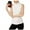White, variant on INC $50 Womens 1240 Teal Textured Turtle Neck Sleeveless Casual Top S B B