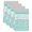 Gray Aqua, variant on Sky Blue Grey Kitchen Towels Set of 3, Chic Garden Floral Stripe Embroidery Design Absorbent Dish Towels for Kitchen, Microfiber Hand Towel, Quick Drying Tea Towel for Cleaning Decorative Dishcloths