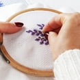thumbnail image 3 of TABLZONE 12Pcs Canvas Material Fabric DIY Embroidery White Polyester Cotton Craft Projects Beginners, 3 of 6