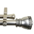 thumbnail image 2 of Kettle 1" Double Curtain Rod 120-170 inch - Satin Nickel, 2 of 2