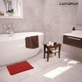 thumbnail image 4 of CPDD Bath Mat-Extra-Soft Plush Bath Bathroom Rug,1'' Chenille Microfiber Material, Super Absorbent Shaggy Bath Rug. Machine Wash & Dry (15 x 23, Red) Red 15 x 23, 4 of 9