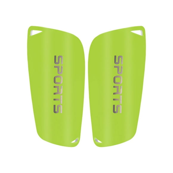 S SERENABLE 1 Pair Soccer Shin Guards Calf Guards Portable Shockproof Football Green