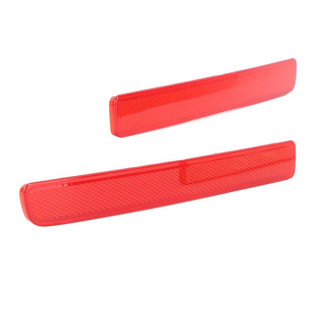 Reflector de parachoques trasero textura fuerte de PP XFF500030 Reflector de parachoques de coche resistente al desgaste Carcasa roja personalizada 1 par para 3 4 ANGGREK Otros