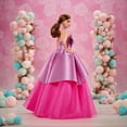 thumbnail image 6 of Barbie Signature Birthday Wishes Doll, Collectible Fashion Doll in Satiny, Pink Dress, 6 of 7