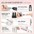 thumbnail image 6 of Morovan Poly Gel Nail Kit Starter Kit: 6 Colors Poly Nail Gel Kit with U V Lamp Complete Nail Extension Poly Gel Kit for Beginners, 6 of 9