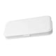 thumbnail image 3 of Estuche de plástico para lápices, estuche de almacenamiento, múltiples usos para bolígrafos, lápices y marcadores, compacto. blanco, 3 of 9
