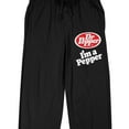 thumbnail image 2 of Dr Pepper I'm A Pepper Adult Black Sleep Pajama Pants-XL, 2 of 5