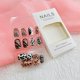 thumbnail image 2 of Uñas postizas adhesivas SXTSZJ con diseño de leopardo, acrílicas, 24 piezas, 2 of 7