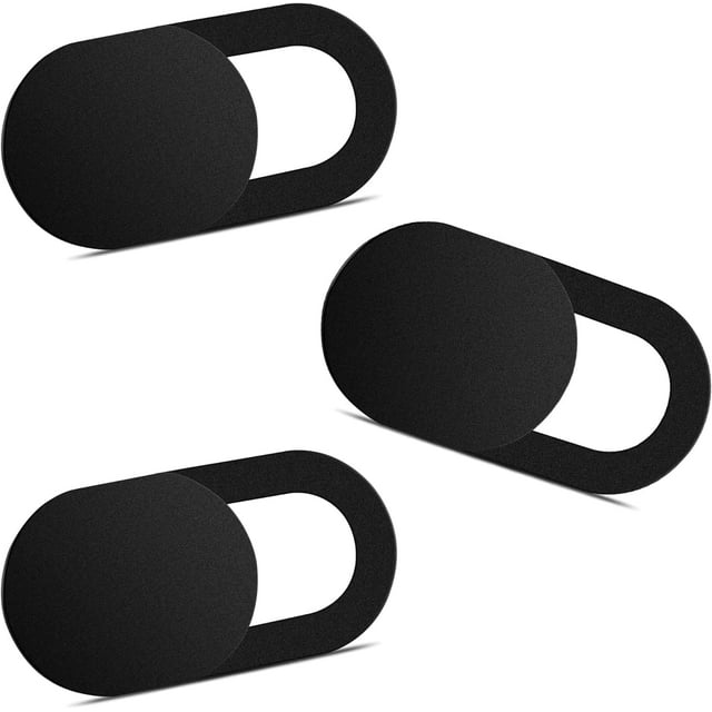 REJODA-Webcam Cover 0.03in Ultra Thin (3 Packs), Web Camera Cover for Laptop, Desktop, PC, Macboook Pro, iMac, Mac mini, Computer, Smartphone, Protect Your Privacy and Security, Strong Adhesive