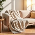 thumbnail image 1 of Manta de Punto para Sofá,Manta Tejida Decorativa para Sofá Sillón Silla y Cama Suave y Ligera Manta de Punto Borla Rombo(127 * 172cm), 1 of 8