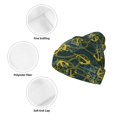 thumbnail image 3 of Gaeub Marine Anchors And Compass Print Unisex Knitted Hat,Warm Winter Beanie,Unisex Fashion Knit Cuffed Cap,Ski Hat for Men and Women, 3 of 6