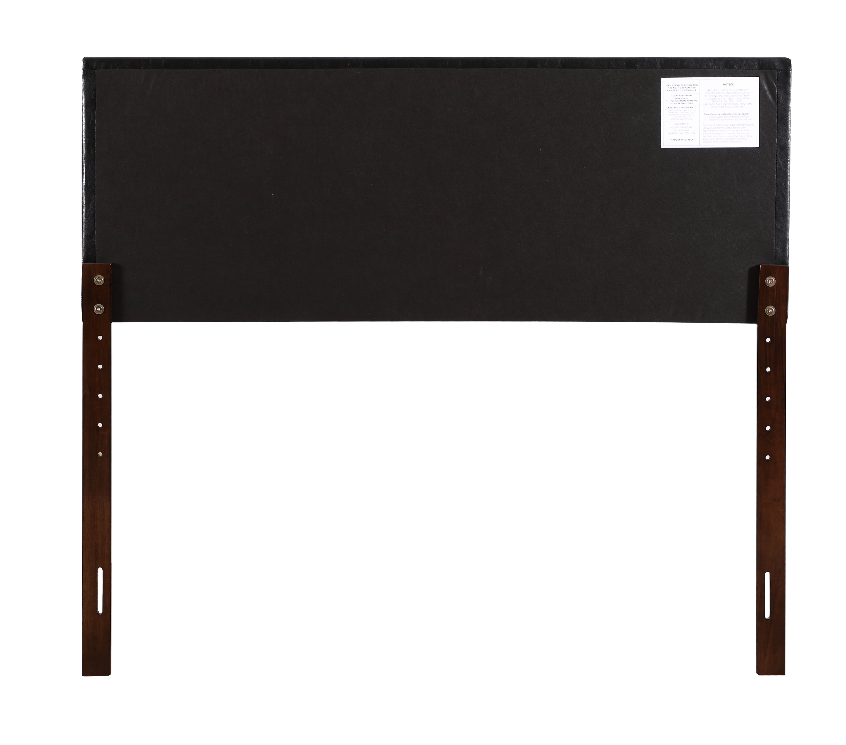 Glory Furniture Nova Queen Headboard in Black Color
