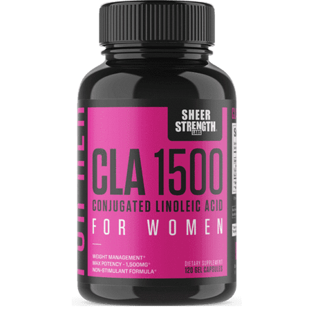 Sheer CLA 1500 Conjugated Linoleic Acid For Women - Weight Management, Bodybuilding - 120 Capsules