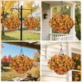 thumbnail image 4 of Yastouay Artificial Hanging Flowers Basket for Outdoors,12 Pcs Faux Plants with Coconut Lining Basket for Home Garden Porch Decor, 4 of 8