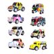 thumbnail image 1 of Back Cars - 8Pcs Funny Graffiti Toys Sturdy Pull Back Vehicles Portable Race Cars for Kids Party Christmas Birthday heqiyong toy, 1 of 2