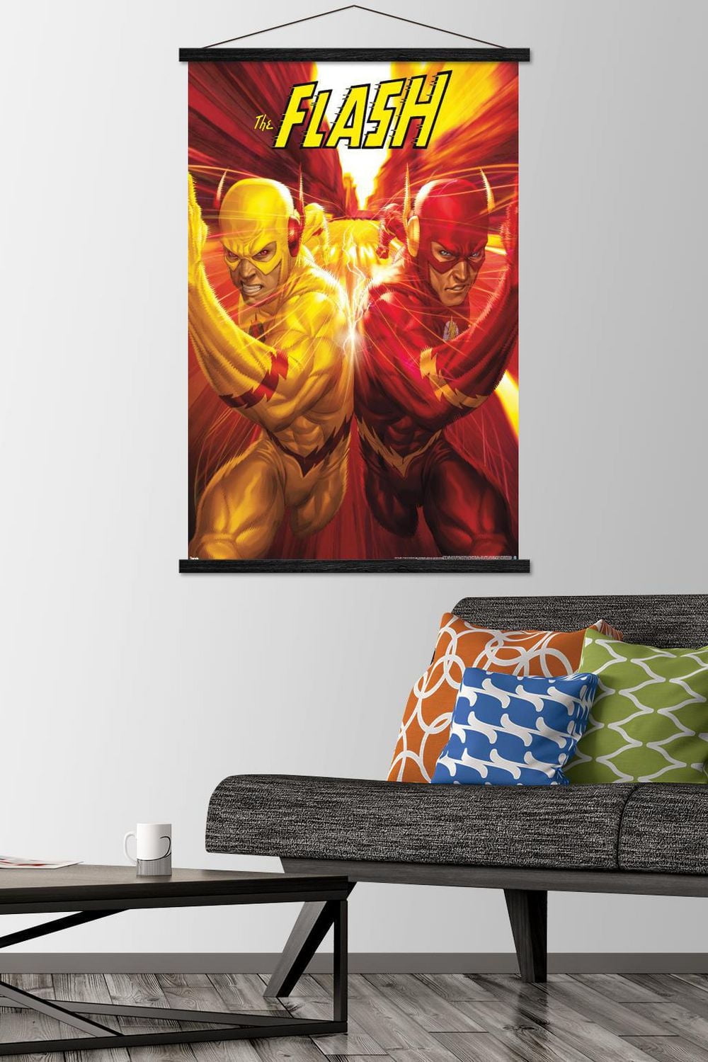 DC Comics - The Flash and The Reverse Flash - Race Wall Poster, 22.375" x 34"