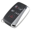 thumbnail image 3 of Cas de Clé à Distance, 5 Bouton Noir Smart Key Casefor Jaguarfor Land Rover Shell Cas de Conception Exquise, 3 of 8