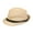 Beige, variant on harmtty Men Fedora Wide Brim Mesh Spring Summer Pure Color Low-profile Sunshade Hat for Outdoor,Navy Blue