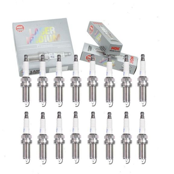 16 pc NGK Laser Iridium Spark Plugs compatible with Dodge Charger 5.7L V8 2009-2020