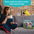 thumbnail image 3 of Craftikit 20 Crafts in a Box - 20 Simple Paper Crafts for Kids Ages 3-8 - Arts and Crafts Kit with Envelopes Glue Stick Tape - Low Mess Easy to Complete Fun for Creativity & Fine Motor Skills, 3 of 10