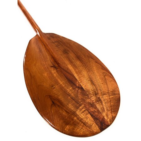 Tiger Premium Curls Koa Paddle 60  - Hawaiian Oar - Made in Hawaii | #koa3022