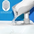 thumbnail image 3 of 2 Pack Soap Holder, Self Draining Soap Dish Holder, Not Punched Easy Clean Bar Soap Holder, with Suction Cup Soap Dish Suitable for Shower, Bathroom, Kitchen Sink (Dark + Light Green), 3 of 7