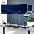 thumbnail image 2 of VIVO Single Ultrawide Monitor + Single Laptop Desk Mount, Up to 49 inch Screens, 2 of 8