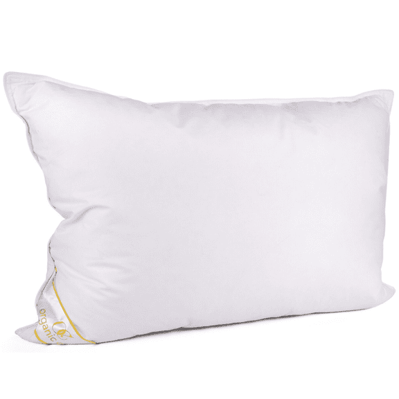 ORGANIC CLUB Camel Wool Pillow in Cotton Cover Standard Bed Pillow 20x28"