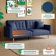 thumbnail image 3 of Sofá Cama Makora Maxim Azul Lino 3 Posiciones con Soft Foam Reclinable, 3 of 10