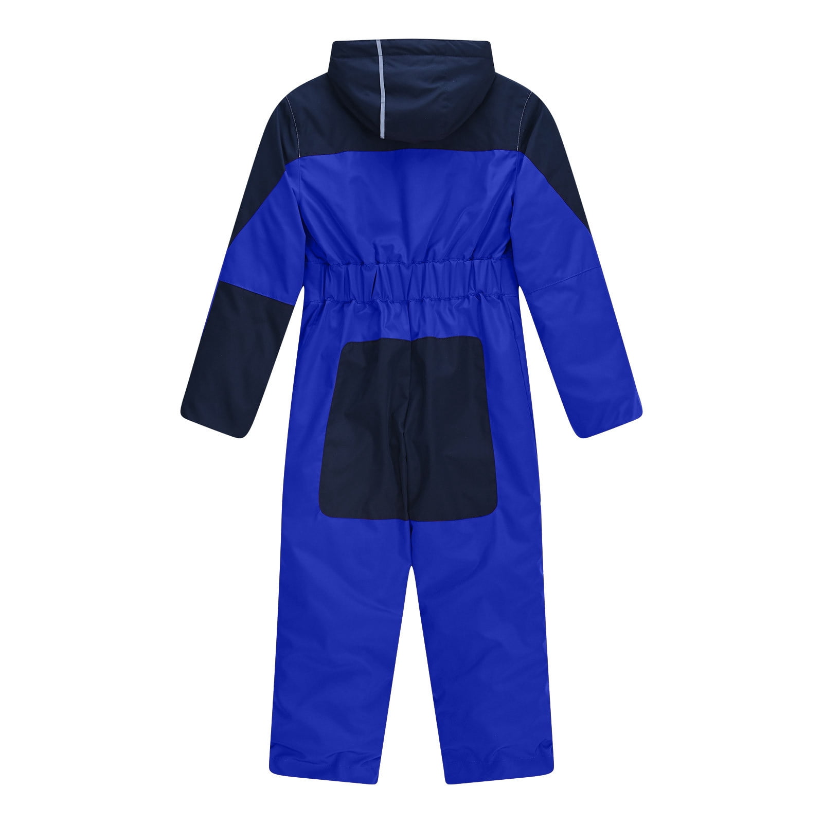 FNFYFH Girls Boys One Piece Snowsuit Waterproof Windproof Ski Snow Hooded Coveralls Winter Outdoor Jumpsuits