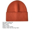 thumbnail image 6 of GROFRY Ribbed Ear Flap Thickened Warm Winter Hat Unisex Solid Color Riding Knitted Beanie Cap Costume Accessories, 6 of 8