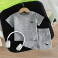 thumbnail image 2 of KEXE Baby Boy Summer Outfit 1 Year Old Boy Clothes Toddler Baby Boys Clothes Set Short Sleeve T-Shirt And Shorts Summer Outfit, 2 of 7