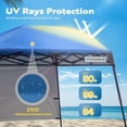 thumbnail image 3 of SPECSTAR 8'x8' Slant Leg Canopy Tent with Central Lock Design, Perfect for Camping, Party, Yard, and Beach Events, Beige (6x6ft Canopy Cover), 3 of 8