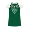 thumbnail image 3 of Womens Embroidered Tops Sleeveless Shirts Floral Peasant Blouses,Womens Boho Tank Tops Lace Patchwork Shirt Casual Loose Fit Crewneck Ethnic Style Blouse, 3 of 3