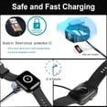 thumbnail image 5 of xzyuan 2 Pin Chargers for IP68/IP67 Smart Watch Charger, 2-Pack [Model A + Model B, One fit] 2.8mm Magnetic USB Charging Cable for IP67/IP68 Waterproof Smart Watch/Fitness Tracker, 5 of 7
