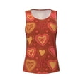 thumbnail image 4 of Easygdp Flower Hearts Women's Workout Tank Top, Running Top, Hiking Shirt, Quick-Dry for Running, Yoga, Hiking - X-Large, 4 of 9
