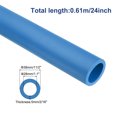 thumbnail image 2 of Uxcell Pipe Insulation Foam Tube Lagging Insulation 1.1" x 1.5" Heat Preservation for Antifreeze Insulation Handle Grip Blue, 2 of 7